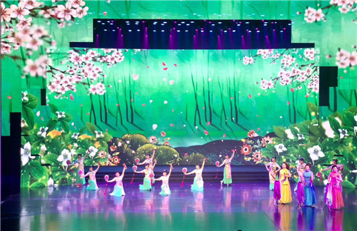 重庆之夜舞台LED显示屏租赁现场图5